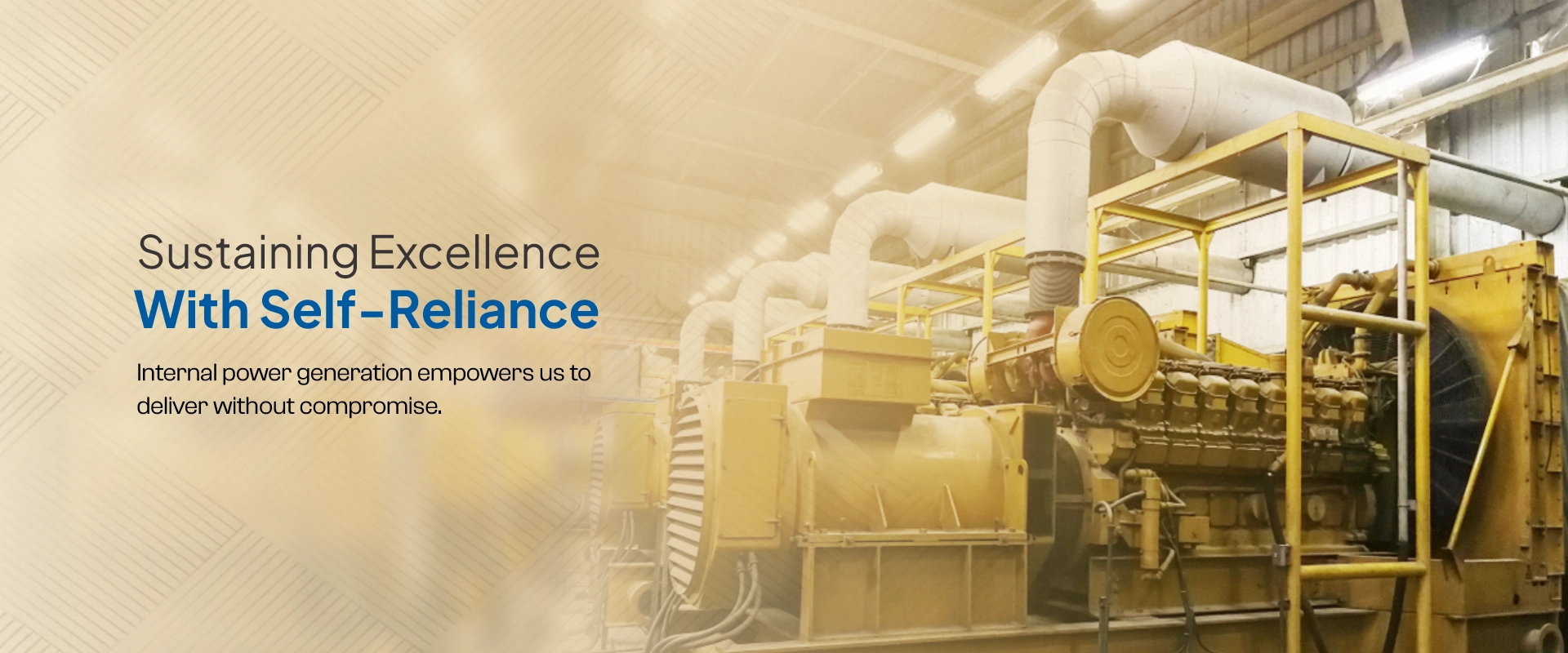 Power Generators with self reliance text